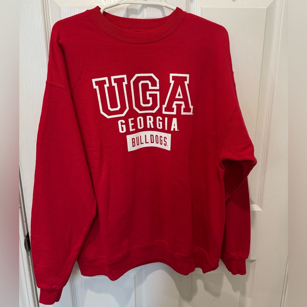 Red UGA Georgia Bulldogs Sweatshirt